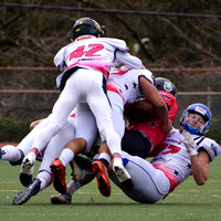 Gang Tackle in the 2019 Cleats vs Cancer All-Star Football Game